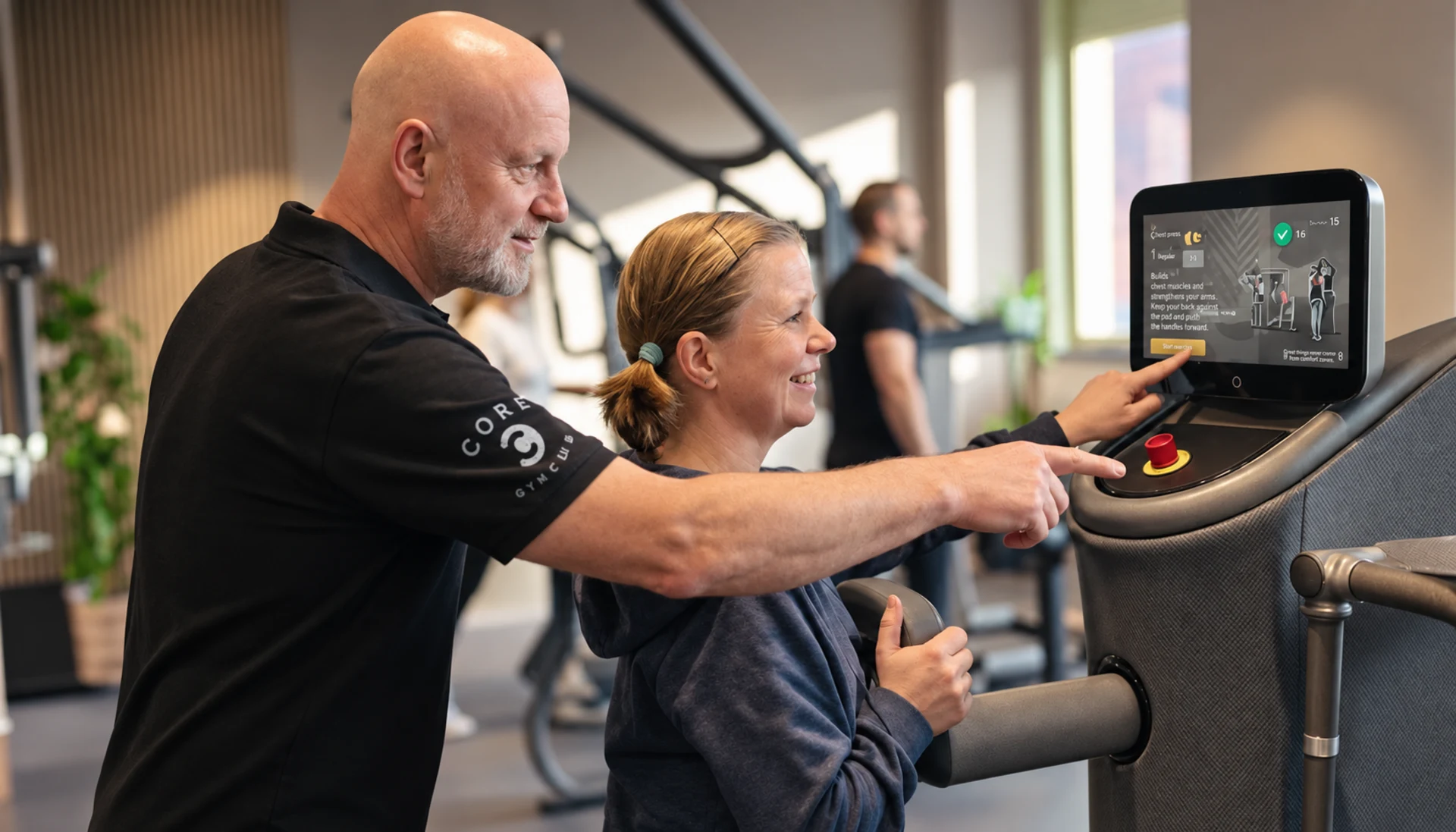 EGYM på Core Gym Västerhaninge